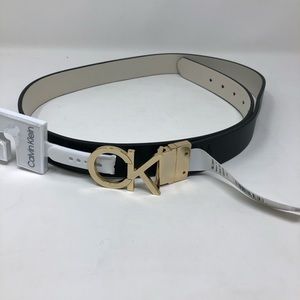Women's Reversible Logo CK Belt
